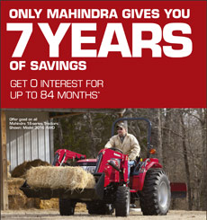 7 Years of Savings with Mahindra at Diller-Rod, Inc.